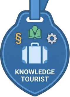 Abzeichen Knowledge Tourist