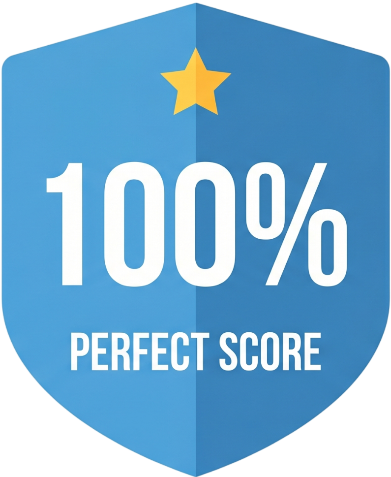 Abzeichen Perfect Score, noch nicht erreicht